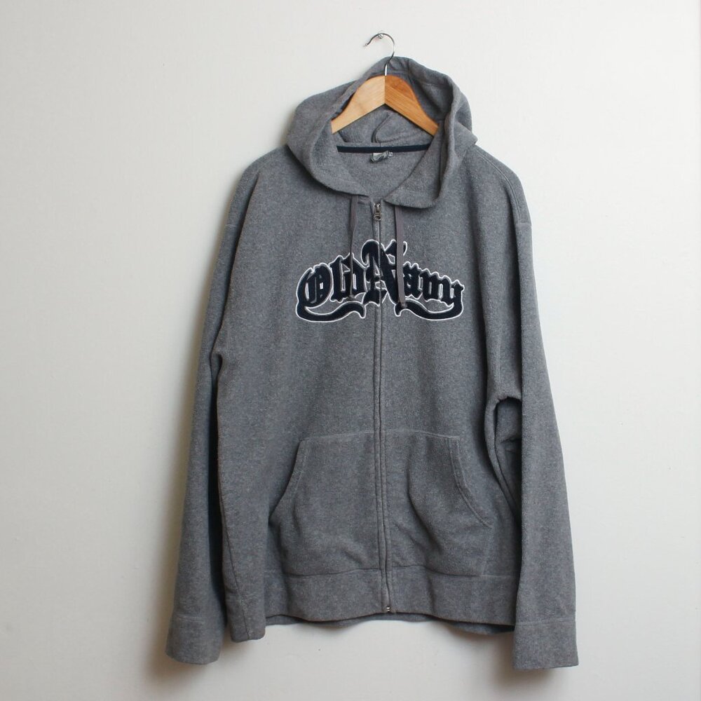 Old Navy Hoodie Mens XL Gray Full Zip